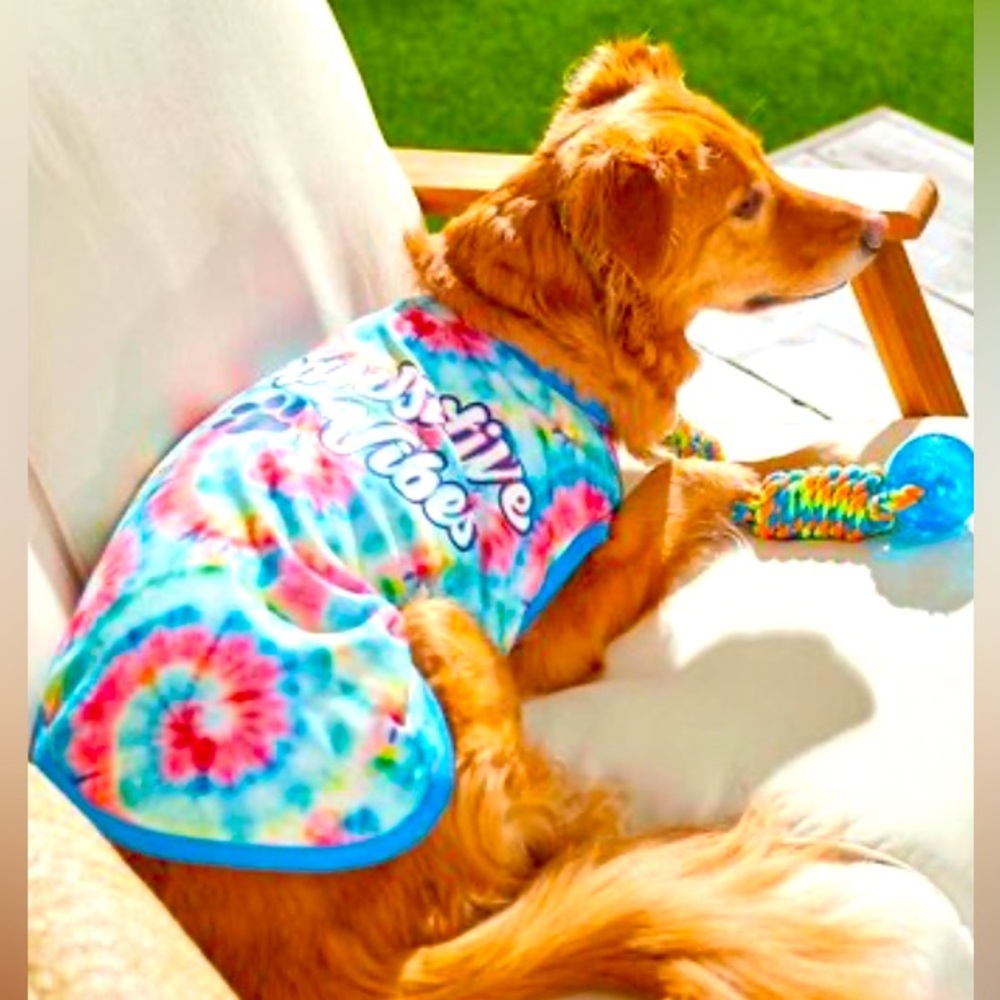 Frisco 
Pawsitive Vibes Tiedye Print